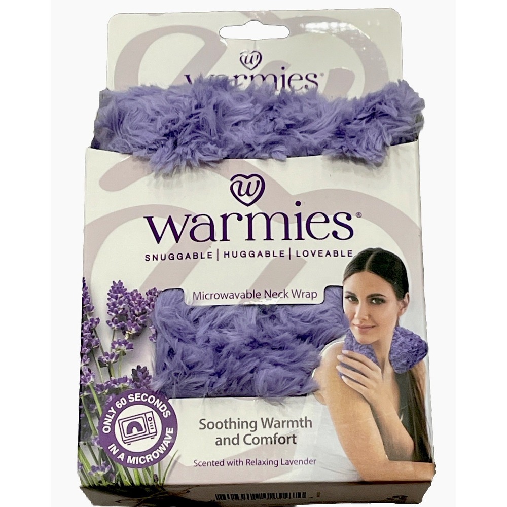 Warmies Microwaveable Neck Wrap Soothing Warmth and Comfort Scented Lavender - Picture 7 of 8